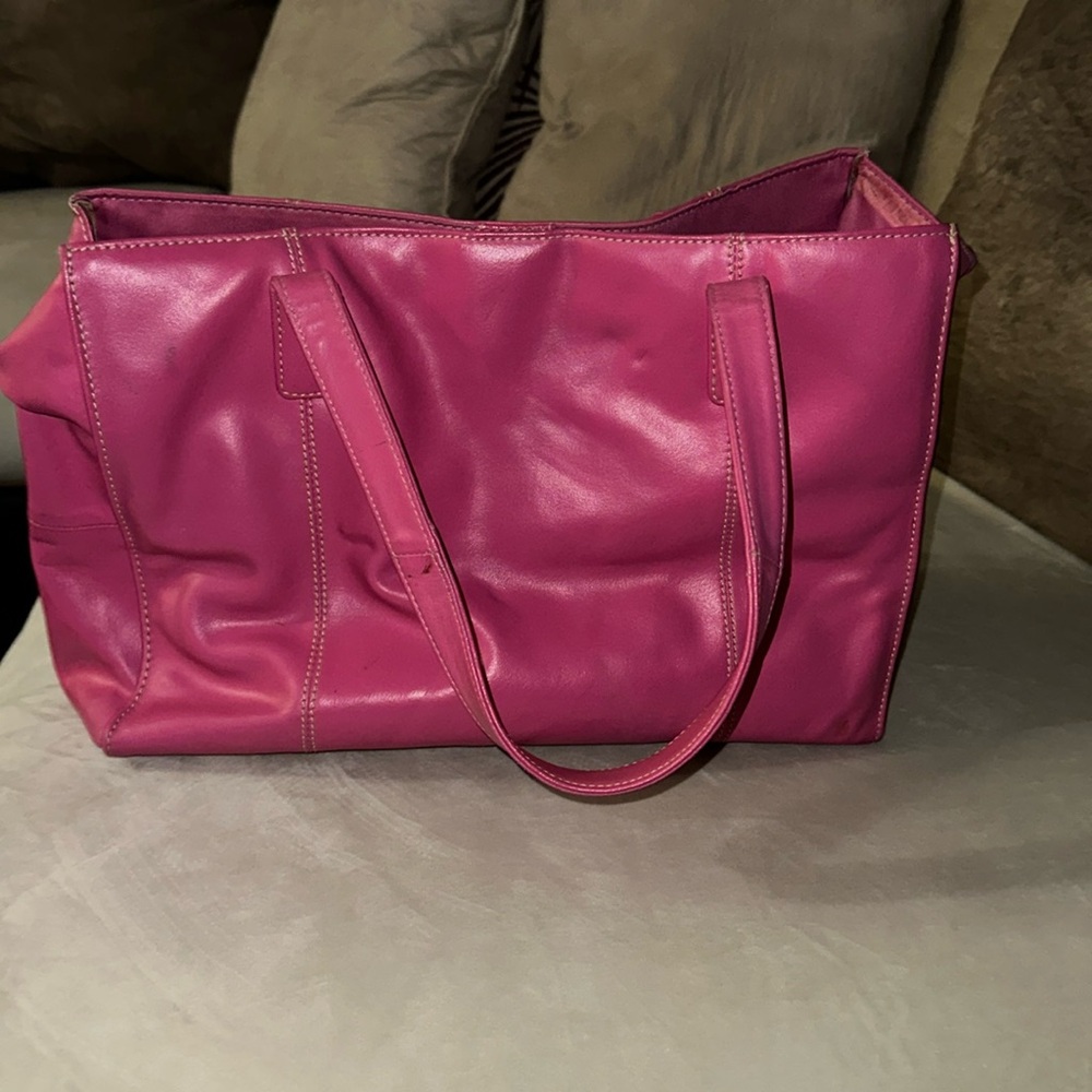 Wilson Leather Hot Pink Leather Bag